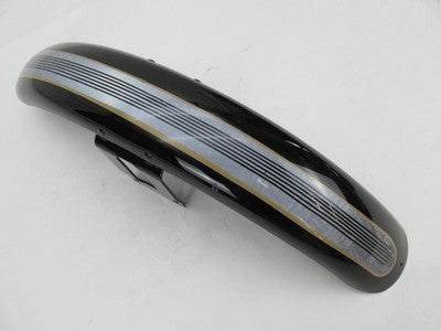 Harley-Davidson Custom Painted Front Dyna Sportster Black & Silver Fender