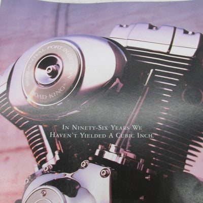 Harley Davidson 1998 Twin Cam 88 Engine Introduction Ad Brochure