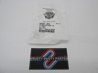 Harley-Davidson Genuine NOS 5/32" Push-In Air Line Fitting 54320-97A