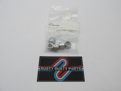 Lot of 5 Harley-Davidson Genuine OEM NOS Lock Hex Nuts 7775
