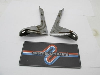 Pair of Harley OEM Panhead Shovelhead Spotlight Mounting Brackets *Cra