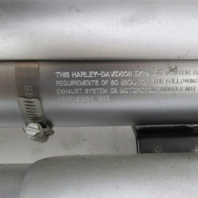Harley OEM Complete Dual Exhaust System Headers Heat Shields Mufflers