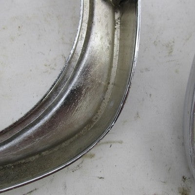 Pair of 1957 Chevy Bel Air 210 150 Nomad LH RH Headlight Bezels w/ Gas