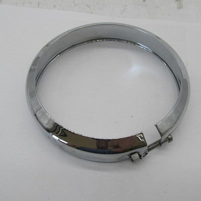 4.5 Harley Davidson Genuine Auxiliary Light Lamp Chrome Trim Ring 6872