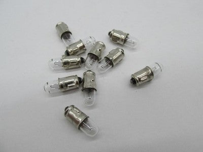 Lot of 10 Harley-Davidson OEM NOS 12V Bayonet Gauge Bulbs, Clear 75045