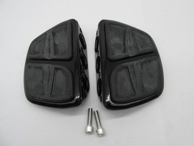 Kuryakyn Kinetic Mini Foot Boards without Adapters Gloss Black 7613