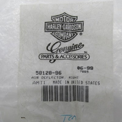 Harley Davidson OEM NOS Right Air Wind Deflector Smoked Touring 96-13