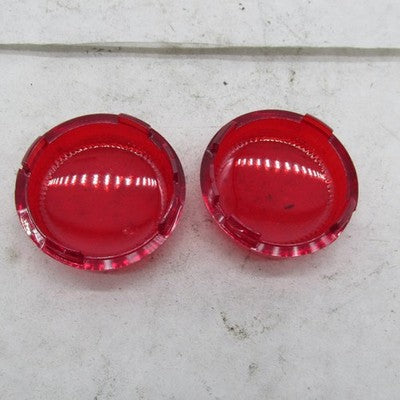 Harley Davidson OEM Pair of Red Turn Signal Lenses 68559-07
