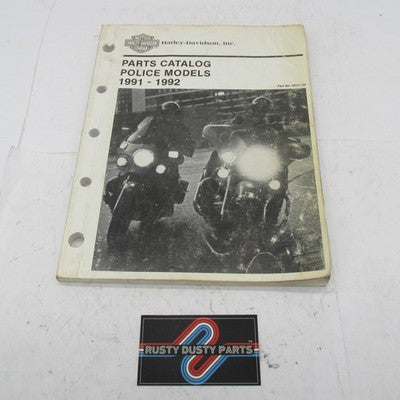 Harley Davidson Official Factory 1991 and 1992 Police Parts Catalog 99
