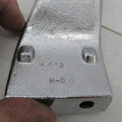 Harley Davidson OEM 91-17 Dyna Chrome Left Footpeg Mount Bracket 50639