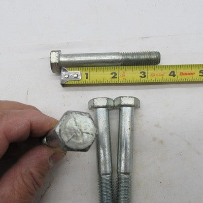 Lot of 4 Harley-Davidson OEM NOS 1/2"-13 x 3-1/2" Hex Head Bolts 4088