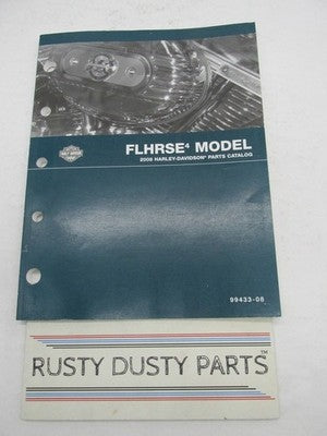 Harley-Davidson Official Factory 2008 FLHRSE4 Models Parts Catalog 994