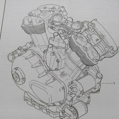 Harley Davidson Genuine 2003 VRSCA Model Parts Factory Catalog 99457-0