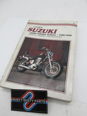Clymer Suzuki 1986-1988 LS650 Savage Single Service Repair Manual Book