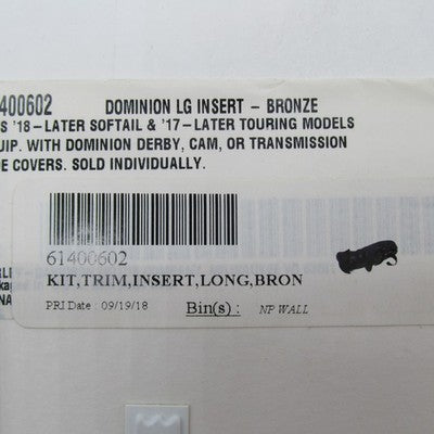 Harley Davidson OEM NOS Dominion LG Insert Bronze