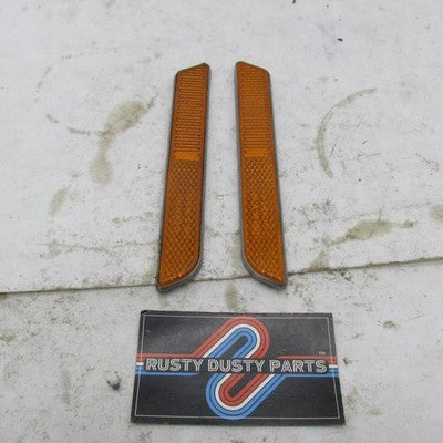 Pair Harley OEM Lower Front Fork Leg Reflectors Street Glide 59481-00