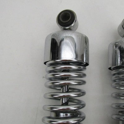 Pair of Harley Genuine OEM Chrome 11-3/4" 11.75" Rear Shock Absorbers