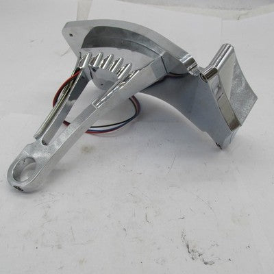 HD Drag Specialties Tail Light Side Mount Diamond Curved 00-07 Softail