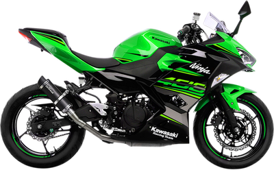 Leo Vince GP Corsa Slip-On Mufflers Stainless/Carbon/Carbon 3389E