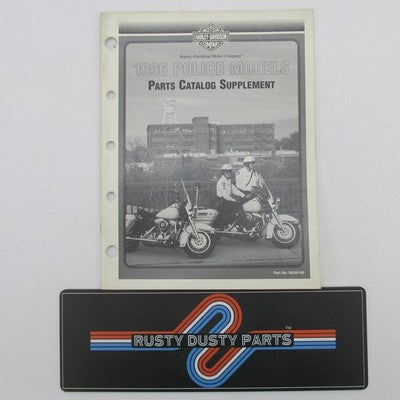 Harley-Davidson Official 1996 Police Models Parts Catalog Supplement 9