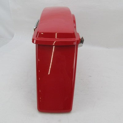 Harley OEM  2010 FLHR Road King Left Saddlebag Scarlet Red Black 90899