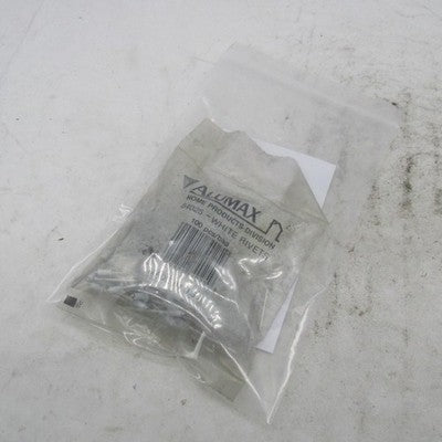 Lot of 100 Alumax NOS 1/8"  White Aluminum Rivets 84025