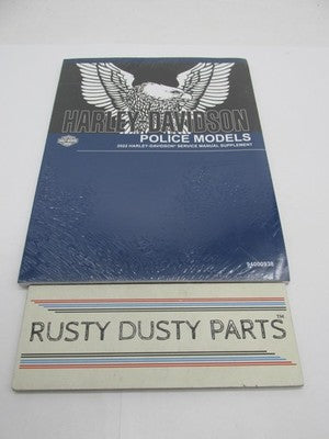 Harley-Davidson OEM NOS 2022 Police Models Service Manual Supplement 9