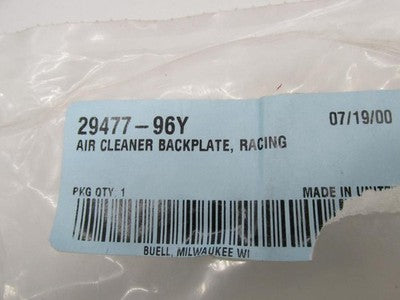 Buell Harley Davidson Genuine NOS Racing Air Cleaner Backing Plate 294