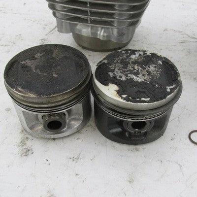 Pair of Harley Davidson OEM Stock XL 883 2.96" Bore Cylinder Jugs & Pi