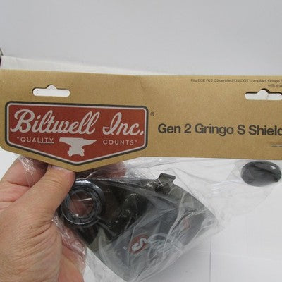 Biltwell NWT Gringo Gen2 Flat Face Shield, Chrome Mirror 1111-221 | 01
