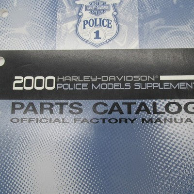 Harley Davidson OEM 2000 Police Models Supplement Factory Manual 99545