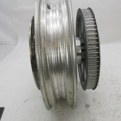 Harley Davidson OEM 16"x3" Rear Wheel Rim w/ Pulley & Brake Rotor 4105