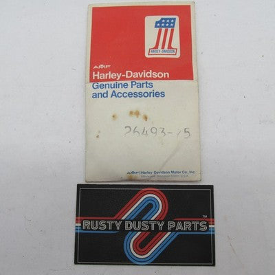 Harley-Davidson OEM NOS Outer Oil Pump Gerotor Separator Plate 26493-7