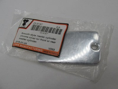 V-Twin NOS Harley Handlebar Master Cylinder Cover Chrome 23-9187 | 450