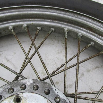 Harley OEM FXD FXR XL Laced 40-Spoke 19x2.5" Dual Disc Front Wheel 433