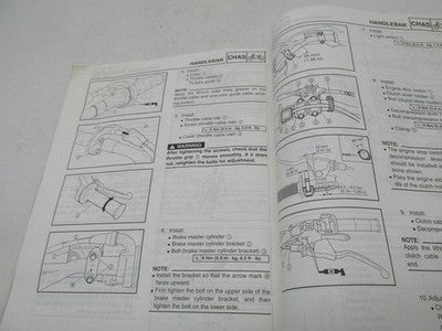 Yamaha Official Factory WR250FN Owner's Service Manual Book LIT-11626-