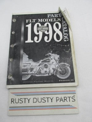 Harley-Davidson Official Factory 1998 FLT Models Parts Catalog 99456-9