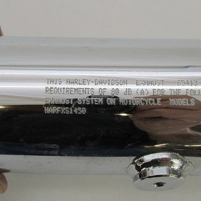 Harley Davidson OEM Chrome Exhaust Muffler 00-06 Softail Night Train 6