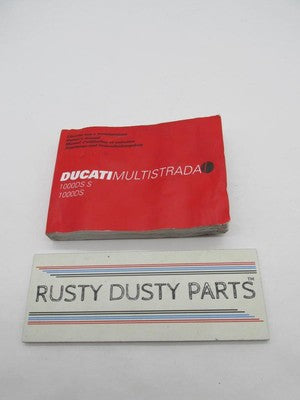 Ducati Official Factory 2006 Multistrada 1000DS Owner's Manual