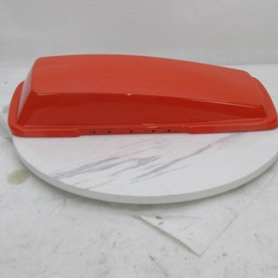 Harley Davidson OEM Left Side Saddlebag Lid Red Orange Touring 93-13 7
