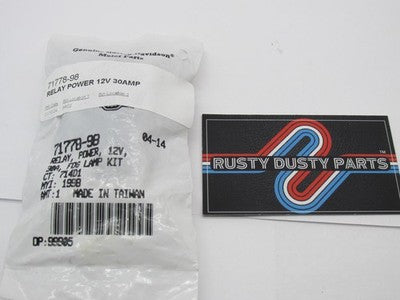 Harley Davidson Genuine NOS 30A 12V Fog Lamp Relay Kit 71778-98
