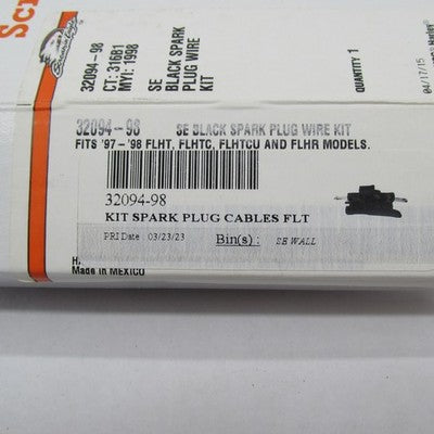 Screamin Eagle Harley Spark Plug Wire Kit 95-98 FLHT FLHTC FLHTCU FLH