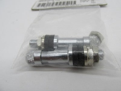 Drag Specialties NOS PAIR Chrome Bolt-In Valve Stems 0.24" 0360-0009
