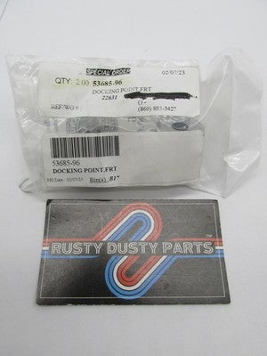 LOT of 2 Harley Genuine OEM NOS Detachable Front Docking Point Bushing