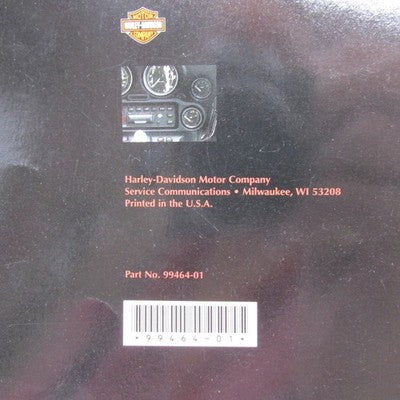 Harley Davidson 2001 Premium Sound System Owner's Manual 99464-01
