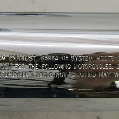 Harley OEM NOS 05-06 CVO Screamin Eagle Fat Boy CAT Mufflers 65964-05
