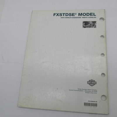 Harley-Davidson Official 2004 CVO Softail Deuce XSTDSE2 Parts Catalog