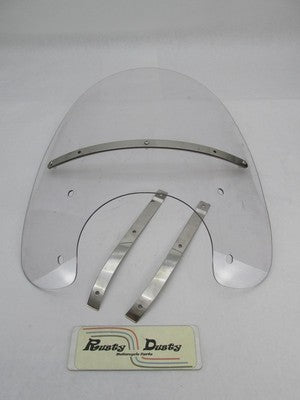 Harley-Davidson Replacement Clear Windshield 10" Headlight 27" x 22"