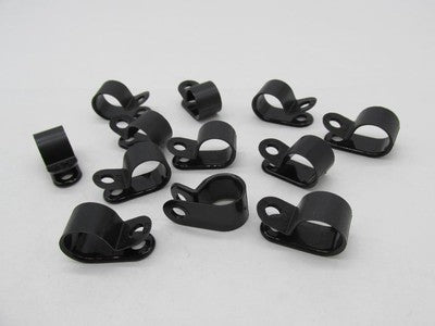 Lot of 12 Harley-Davidson Genuine NOS Black Cable Clamps 38717-91