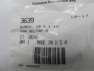 Harley-Davidson OEM NOS No. 10 x 1-1/8" Torx Pan Head Self-Tapping Scr
